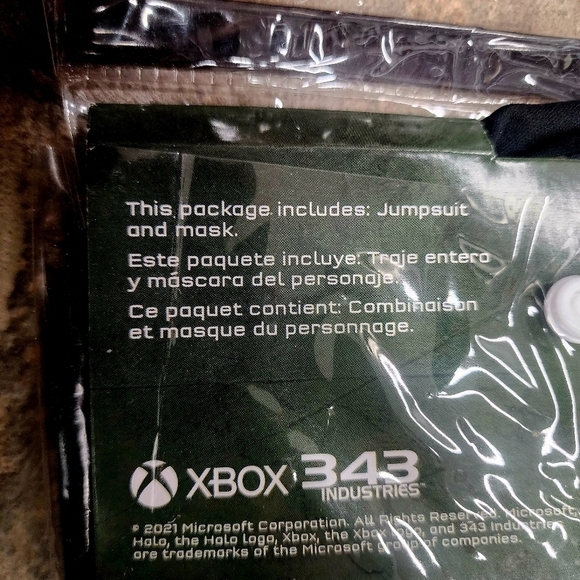 NWT Halo Master Chief Halloween Costume Cosplay Boy's Small S 4-6 Soldier New - Picture 5 of 6